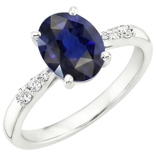 Afbeelding in Gallery-weergave laden, echte round diamant 3.50karaat ring zijaanzicht
