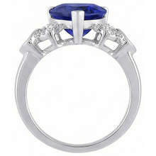 Afbeelding in Gallery-weergave laden, echte round diamant 3.50karaat ring op wit
