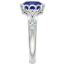Afbeelding in Gallery-weergave laden, echte round diamant 3.75karaat watch profielweergave
