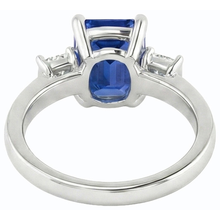 Afbeelding in Gallery-weergave laden, echte diamant 2.50karaat ring zijaanzicht
