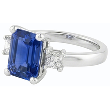 Afbeelding in Gallery-weergave laden, echte diamant 2.50karaat ring profielweergave
