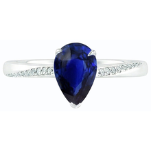 Afbeelding in Gallery-weergave laden, echte round diamant 2.50karaat ring op wit
