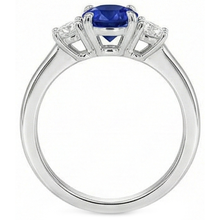 Afbeelding in Gallery-weergave laden, echte round diamant 2karaat ring profielweergave
