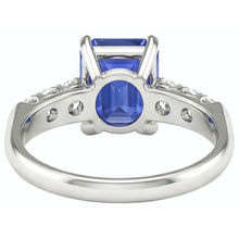 Afbeelding in Gallery-weergave laden, echte round diamant 2.50karaat ring profielweergave
