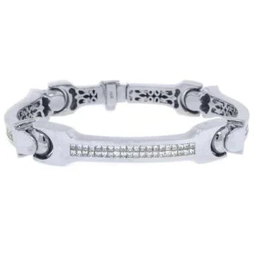 Witgouden Armband Echt Diamant Heren