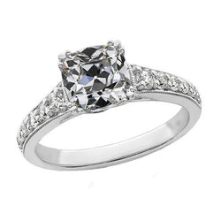 Natuurlijke Diamanten Ring 4.25ct - Witgoud 14K