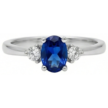 Afbeelding in Gallery-weergave laden, echte round diamant 4.50karaat ring zijaanzicht
