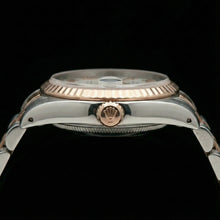 Afbeelding in Gallery-weergave laden, Witte Romeinse wijzerplaat Rolex Datumjust dameshorloge oester Doorlopend
