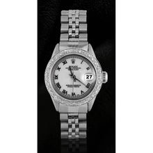Afbeelding in Gallery-weergave laden, Witte Romeinse wijzerplaat Rolex
