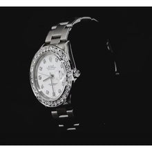 Afbeelding in Gallery-weergave laden, grote rand Rolex Datumjust horloge
