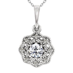Natuurlijk Vintage Fijne Diamant Halo 1,50 karaat