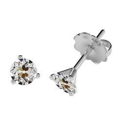 Fijne Diamant Antiek Cushion Oorbellen 1,50 karaat in 14 Karaat