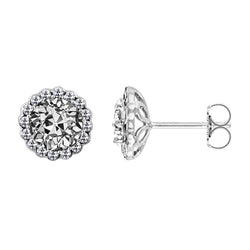 Fijne Diamant Oorhangers 1 karaat F/VS1 – 14K Witgoud