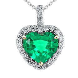 GIA Gekeurd Colombiaanse Smaragd Edelsteen Hanger 2,50 karaat