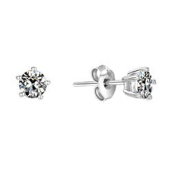 Diamant Oorstekers 2 karaat G/VS1 – 14K Witgoud