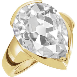 Solitaire Verlovingsring 14 Karaat Geelgoud met Briljant – 5