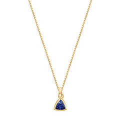 Bezel Gezet Sieraadsteen Hanger – Royal Blue Saffier 1,50 karaat