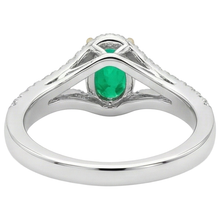 Afbeelding in Gallery-weergave laden, Premium Gekleurde Steen Ring 1 karaat – achteraanzicht
