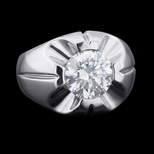 Afbeelding in Gallery-weergave laden, Gypsy 2.50 Karaat Ronde Diamanten Solitaire Ring Witgoud 10K
