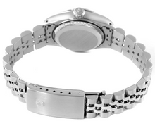 Afbeelding in Gallery-weergave laden, Zilveren wijzerplaat Rolex Lady-Datejust 26 mm roestvrij stalen horloge
