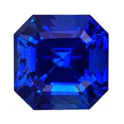 Blauwe Tanzaniet Asscher Slijpvorm Loose Sapphires Natural 7