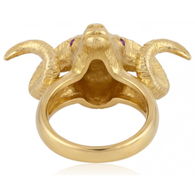 Afbeelding in Gallery-weergave laden, Luxueus Edelsteen Ring 0,10 karaat – zijaanzicht
