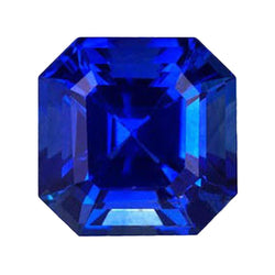 Asscher Slijpvorm Blauwe Tanzaniet Loose Sapphires Natural – 3