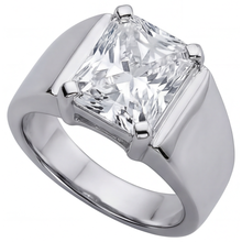 Afbeelding in Gallery-weergave laden, Elegant Heren Ring 5 karaat – zijaanzicht
