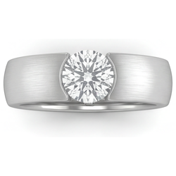 Luxe Briljant Herenring – 1,50 karaat 14K Witgoud