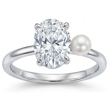 Afbeelding in Gallery-weergave laden, Briljant Solitaire Ring 2-karaat 14K Witgoud – hoofdaanzicht
