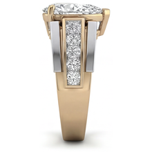 Afbeelding in Gallery-weergave laden, Handgemaakt Briljant Solitaire Ring met Accenten 2 karaat – vooraanzicht
