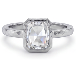 Briljant Antiek Rozet Solitaire Verlovingsring 2,5 karaat in 14K