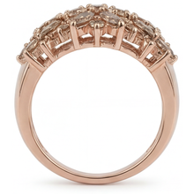 Afbeelding in Gallery-weergave laden, Briljant Statement Ring 4,50-karaat 14K Rosé Goud – vooraanzicht
