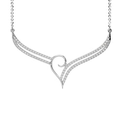 Rond Briljant Briljant Druppel Hanger – 2,00 karaat in 14K