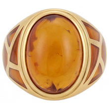 Afbeelding in Gallery-weergave laden, Citrien Edelsteen Ring 10 karaat 14K Geelgoud – hoofdaanzicht
