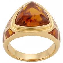 Afbeelding in Gallery-weergave laden, Citrien Fijne Sieraden 8,5-karaat 14K Geelgoud – hoekaanzicht

