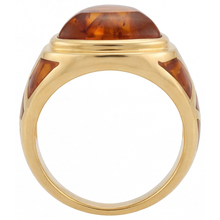 Afbeelding in Gallery-weergave laden, Citrien Fijne Sieraden 8,5 karaat 14K Geelgoud – profielaanzicht
