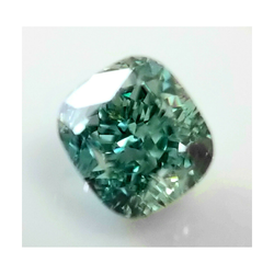 Natuurlijke Groene Diamant 2,5 Karaat Kussenslijpsel Los