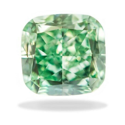 Natuurlijk Groen Verbeterd Kussenslijpsel Losse Diamant 2 Karaat