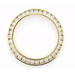 Echte Diamant Bezel voor Rolex Datejust 31mm Dames Horloge 3 karaat – 14K Geelgoud