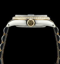 Afbeelding in Gallery-weergave laden, dame Champagne Stok Rolex-wijzerplaat Roestvrij staal en gouden jubileumarmband
