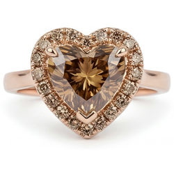 Verblindend Halo Zetting Ring met Woestijn Diamant Diamant