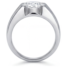 Afbeelding in Gallery-weergave laden, Rond Geslepen Diamant ring in 14K Witgoud – bovenaanzicht
