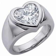 Afbeelding in Gallery-weergave laden, Diamant Herenring – vooraanzicht
