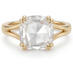 Luxe Solitaire Ring met Rozet Slijpvorm Diamant – 3,75 karaat