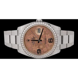 diamant lunette Rolex Datumjust dames- en herenhorloge SNELLE INSTELLING