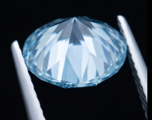 Afbeelding in Gallery-weergave laden, Echte Diamant 2 Karaat Rond Blauw Verbeterd Los - view 1
