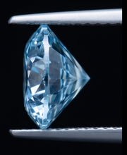 Afbeelding in Gallery-weergave laden, Echte Diamant 2 Karaat Rond Blauw Verbeterd Los - view 2

