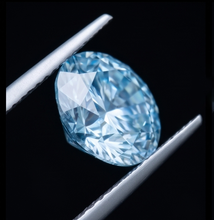 Afbeelding in Gallery-weergave laden, Echte Diamant 2 Karaat Rond Blauw Verbeterd Los - view 3
