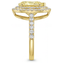 Afbeelding in Gallery-weergave laden, High-end Sieraad Ring 2 karaat – achteraanzicht
